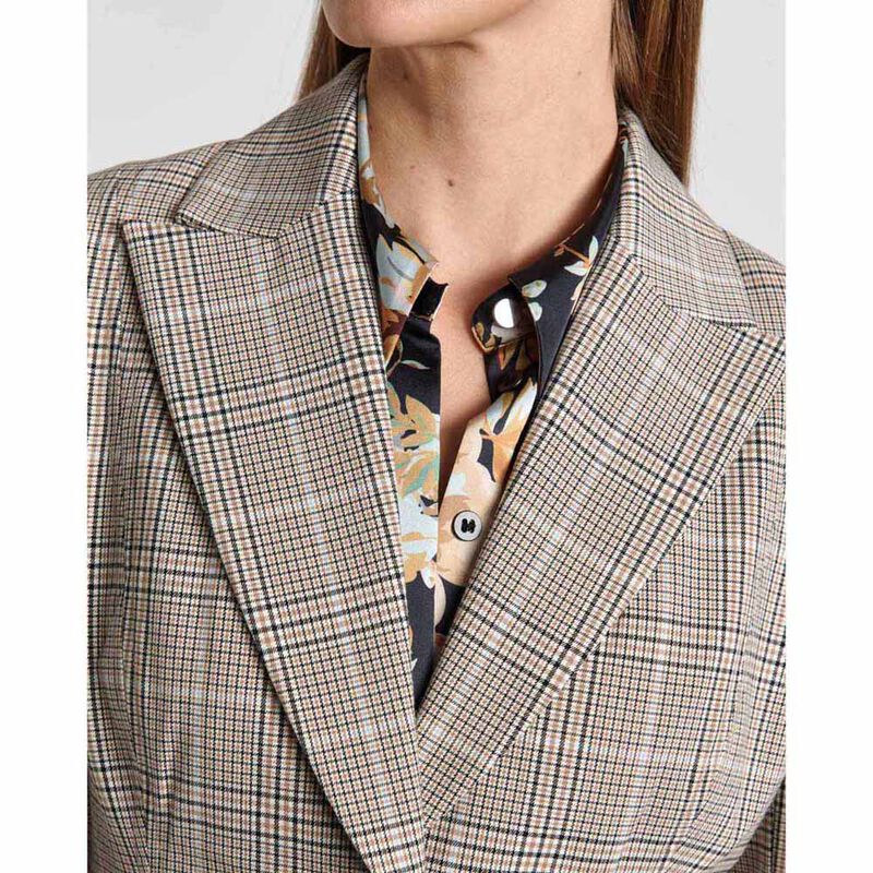 Cue Prince of Wales Check Blazer image number 2